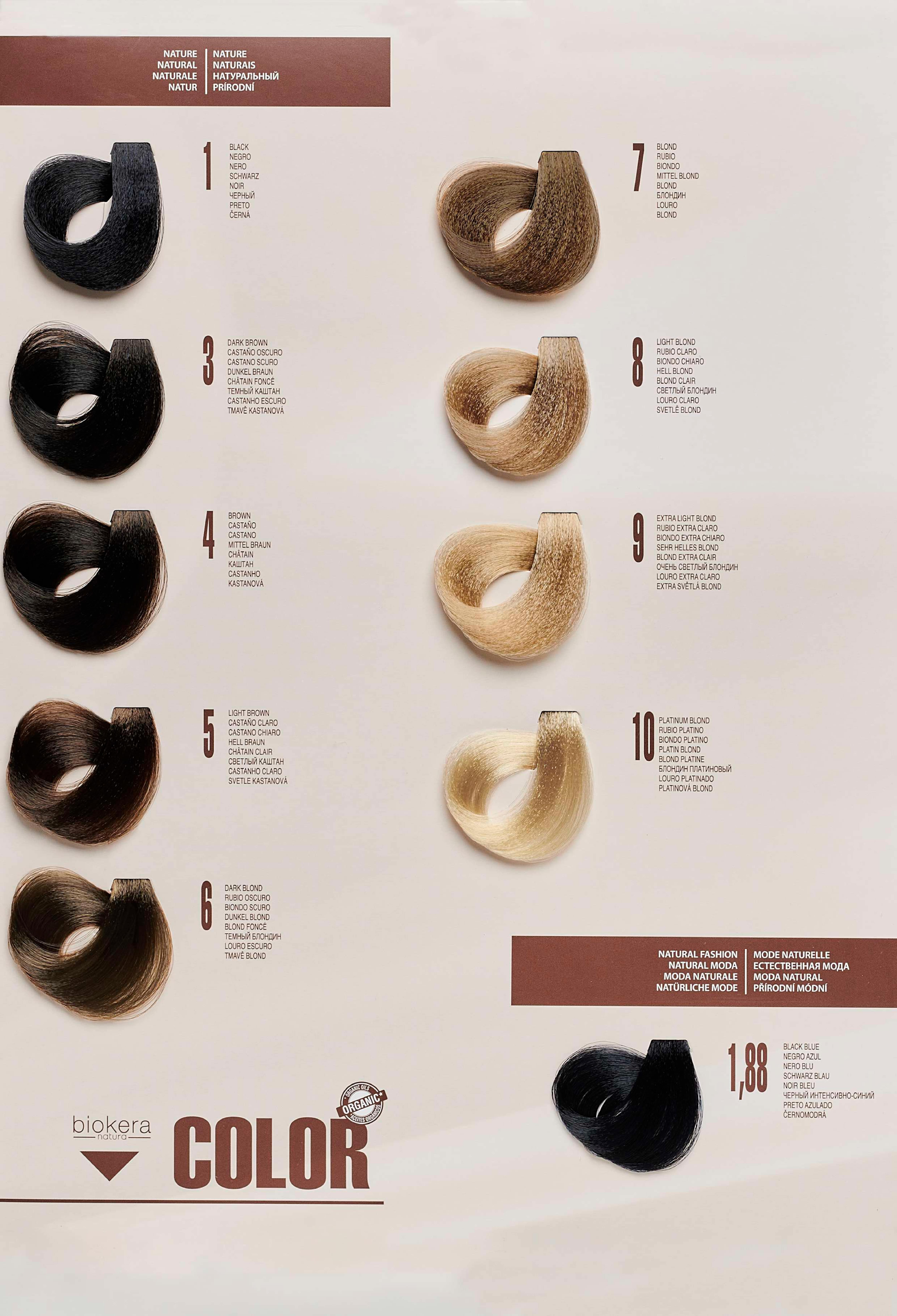 Vzorník barev Biokera Natura Color