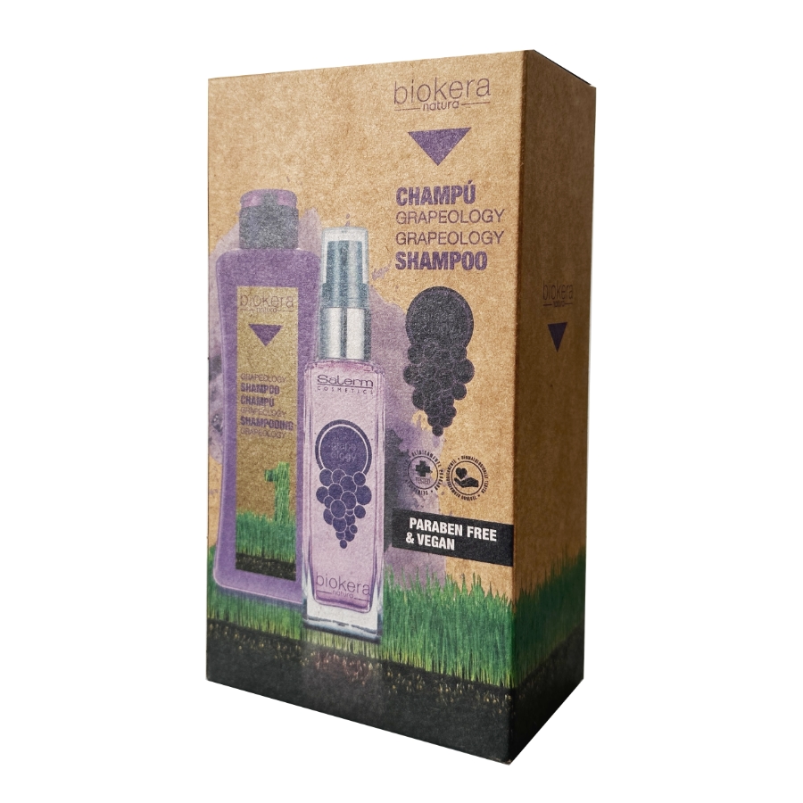 Salerm Biokera Grapeology kosmetická sada pro detox vlasů