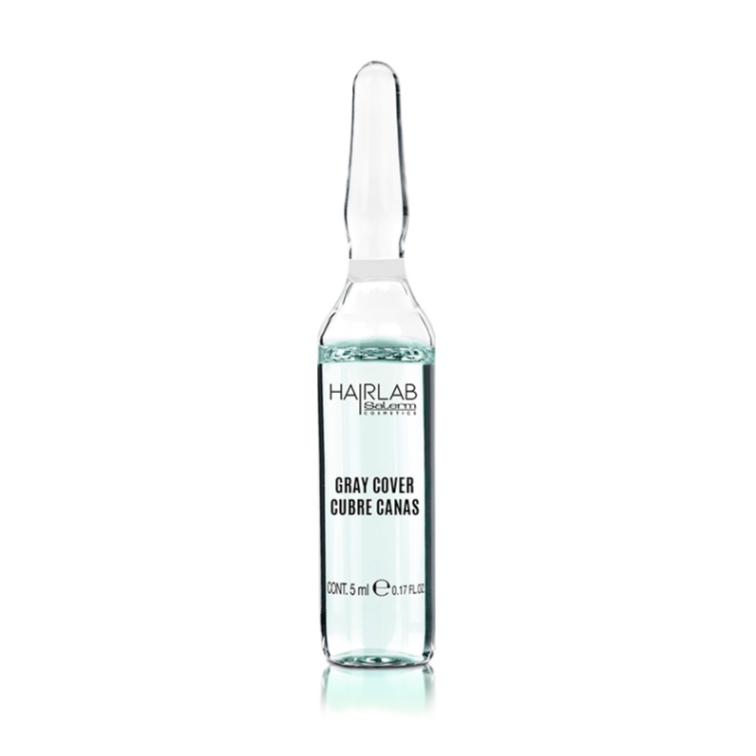 Salerm HAIR LAB Pro-Tech Gray Cover - Cubre Canas ampule 12 x 5ml