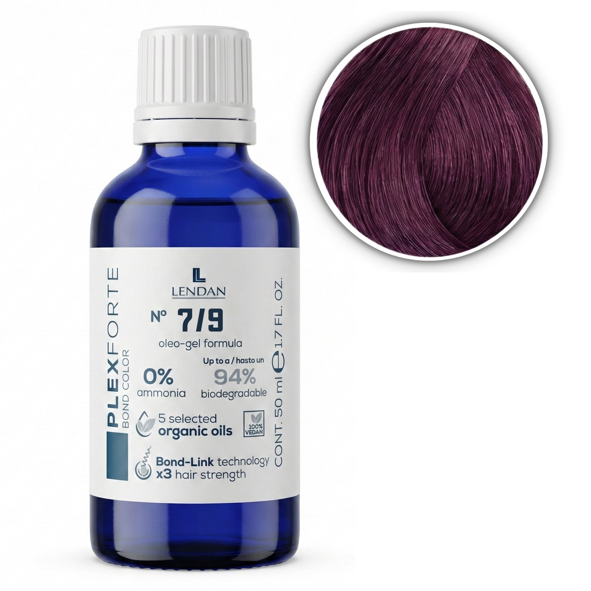 Lendan Bond Color Plex barva na vlasy 50 ml