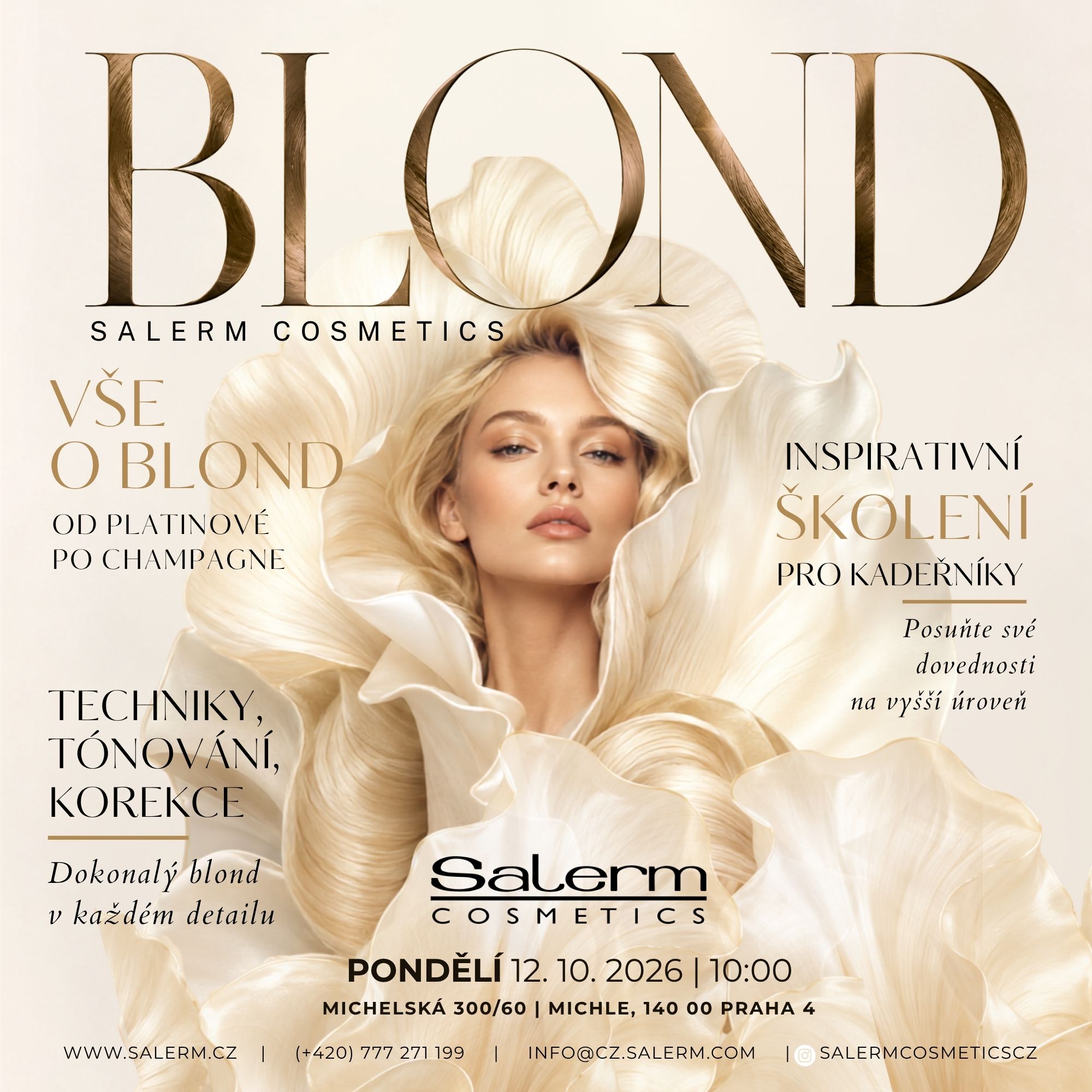Seminář VŠE O BLOND | 12. 10. 2026 | PRAHA