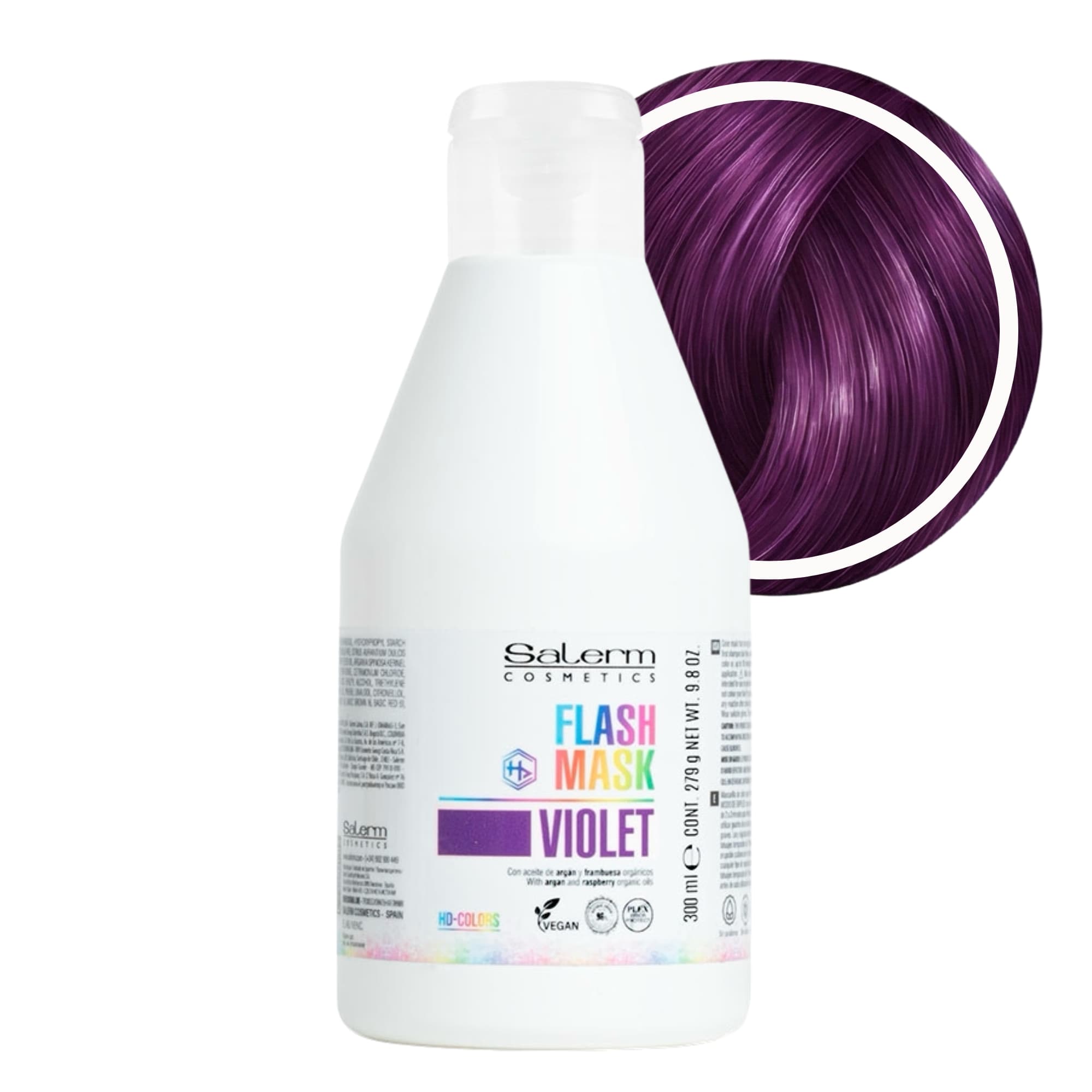 Salerm Flash Mask barvicí maska VIOLET 300 ml
