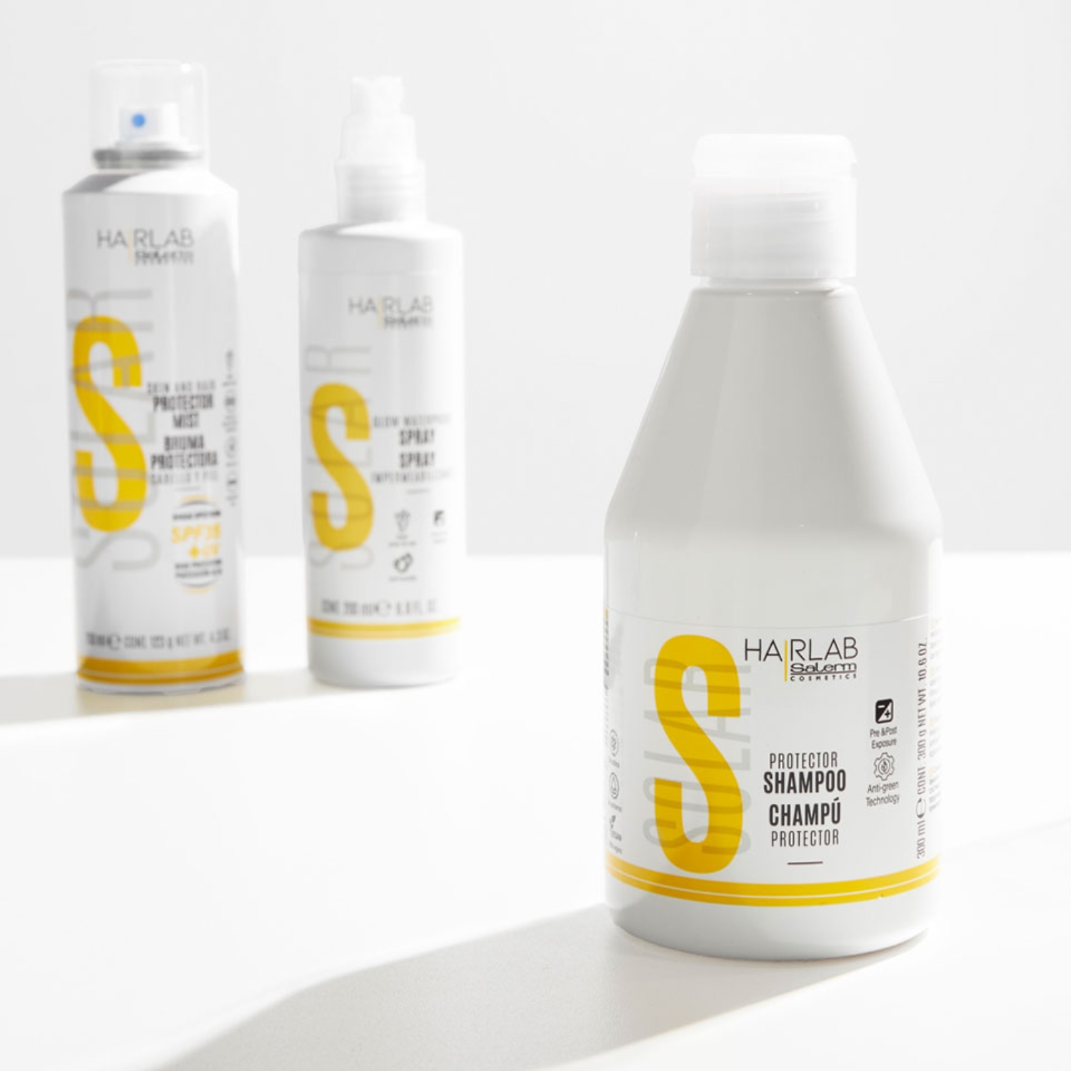 Salerm HAIR LAB Solar ochranný šampon 300 ml