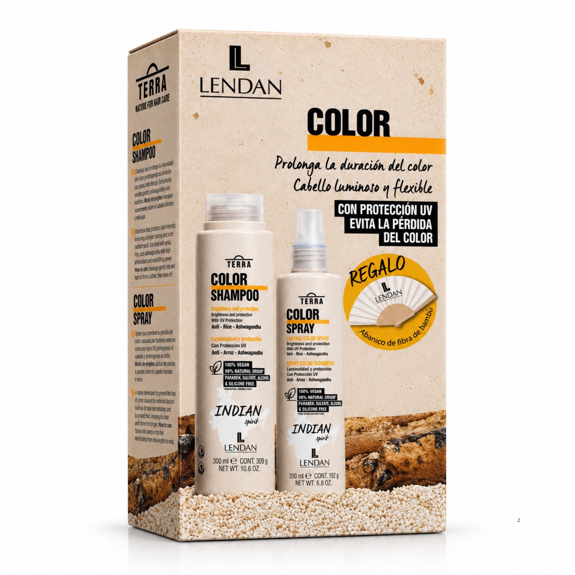 Lendan Terra Color kosmetická sada pro barvené vlasy