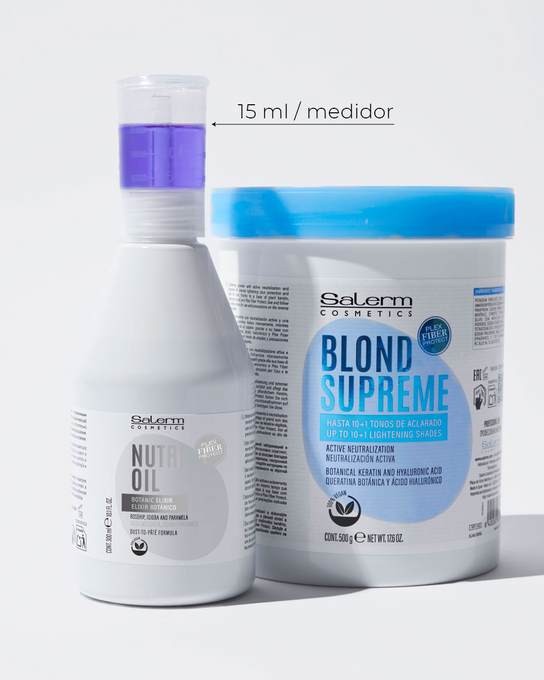 Salerm Supreme Blond Nutri Oil do zesvětlovacího prášku 300 ml