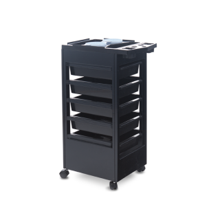 Salerm kadeřnický vozík Estrella černý