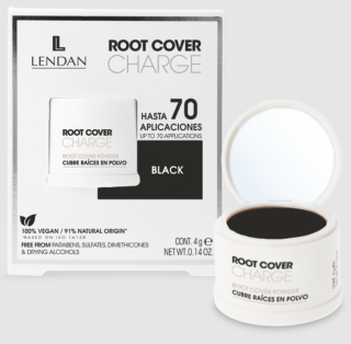 Lendan Root Cover pudr pro zakrytí odrostů a šedin BLACK 4 g